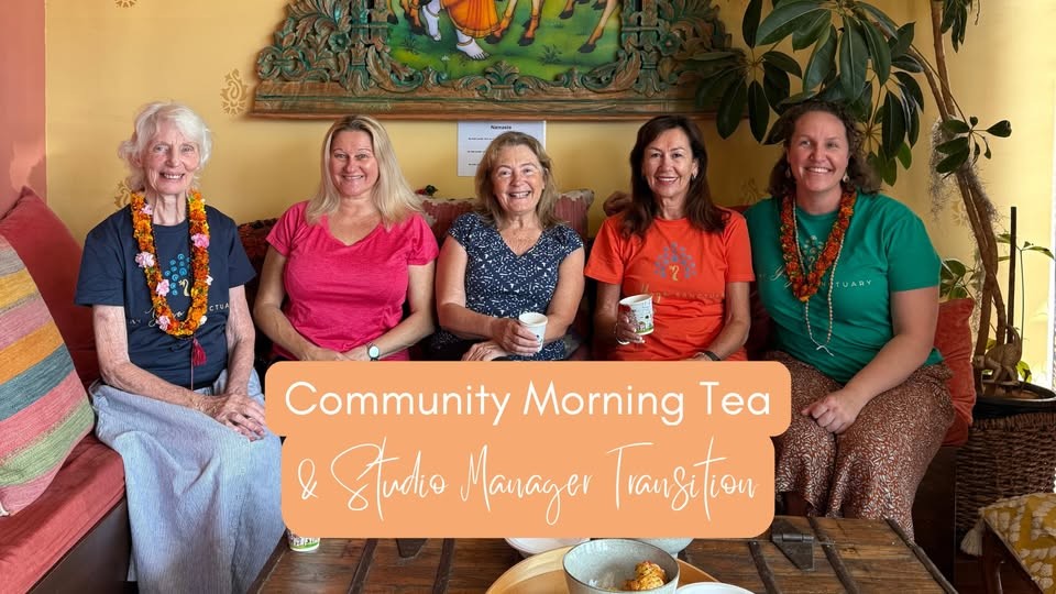 Community Morning Tea & Studio Manager Transition